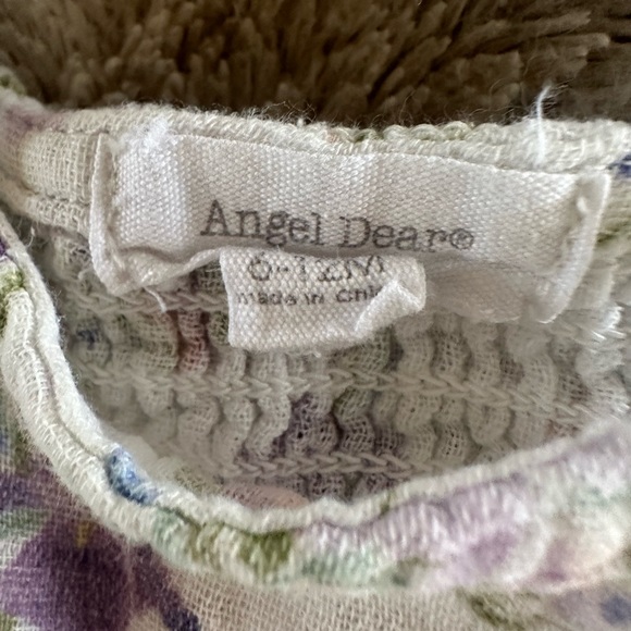 Angel Dear Organic Cotton Ruffle Tank and Bloomer 6-12M - Picture 2 of 4